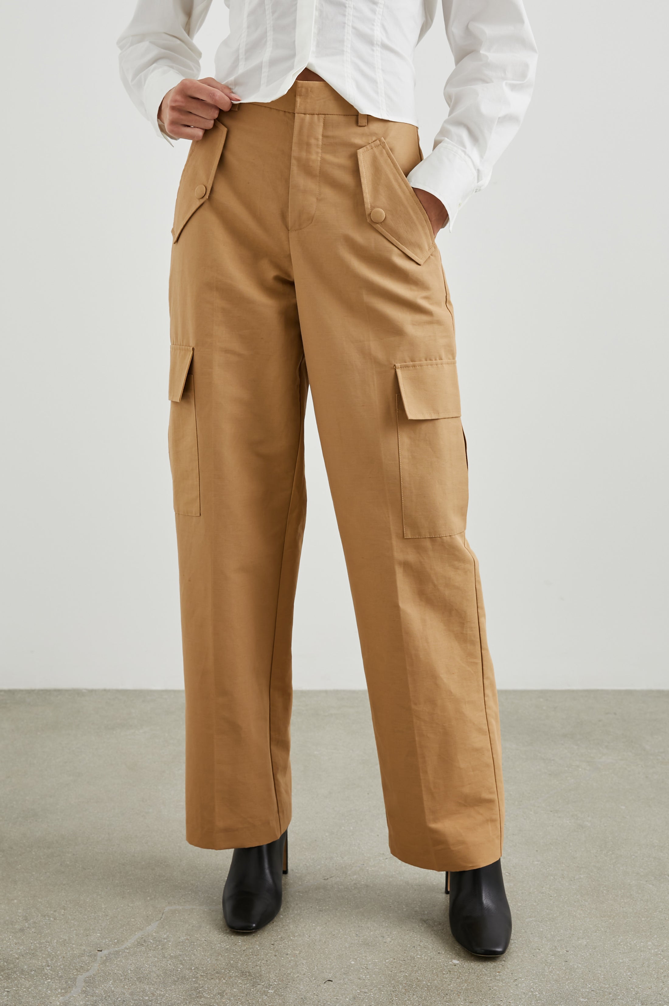 Men Pants Ankle Length Flap Pockets Multi Pockets Elastic Waist Summer Cargo  Pants Soft Fabric Summer Cargo Pants Clothes - AliExpress